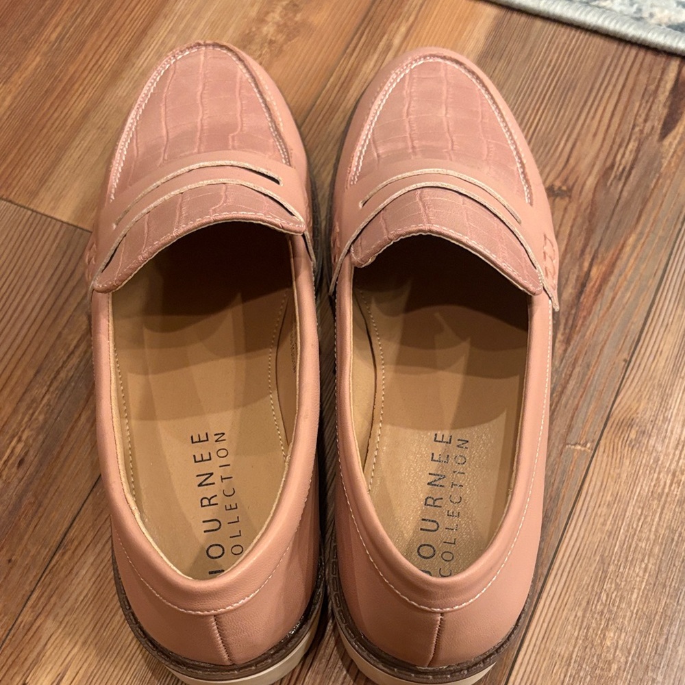 Journee Collection Blush Pink Women’s Loafers